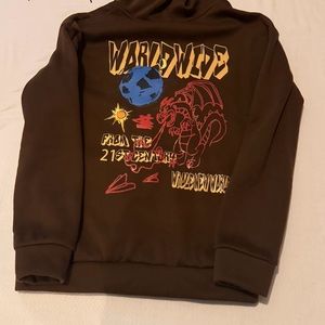 Brown worldwide shein hoodie